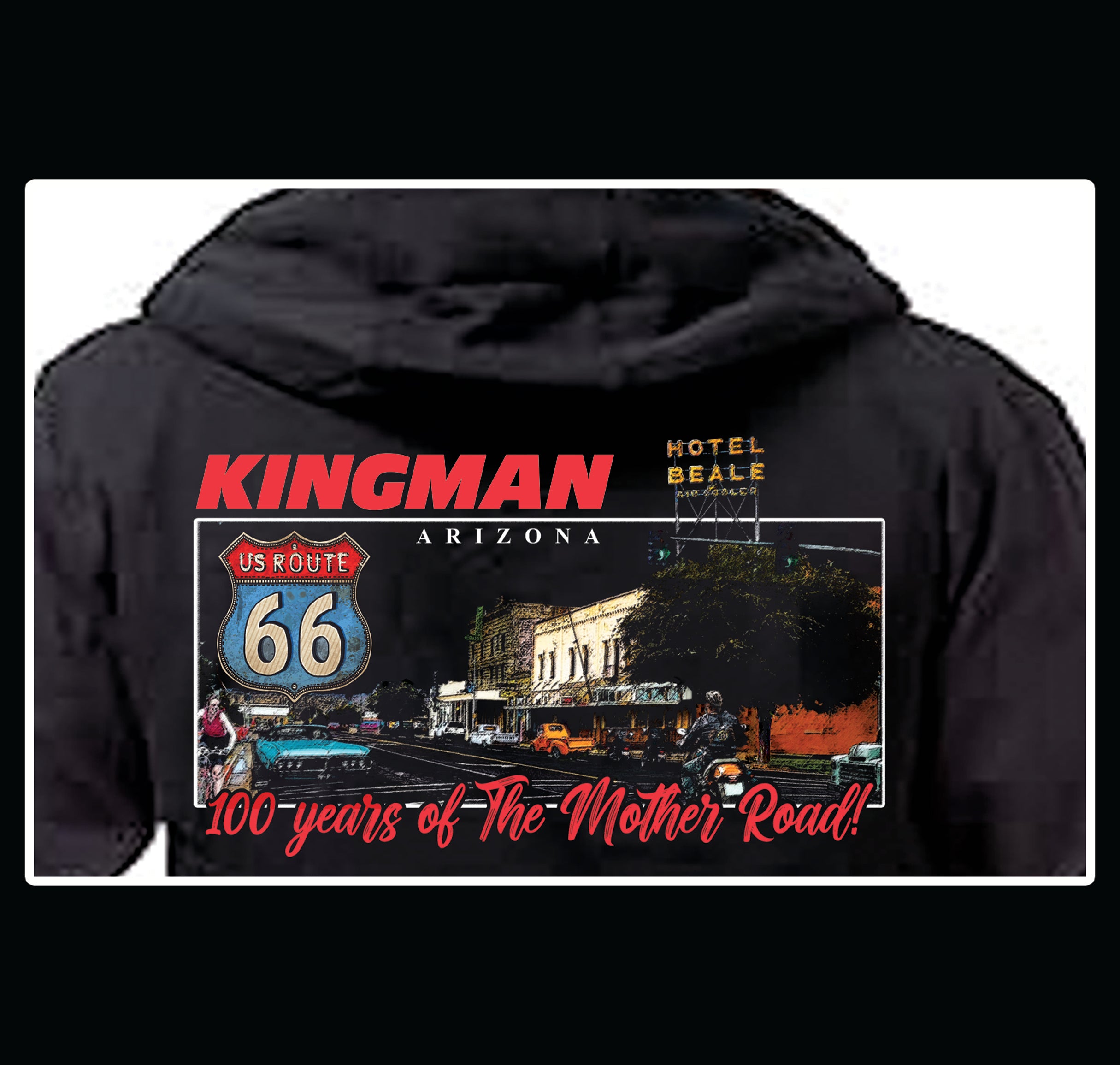 A. Kingman Arizona Zip Hoodie