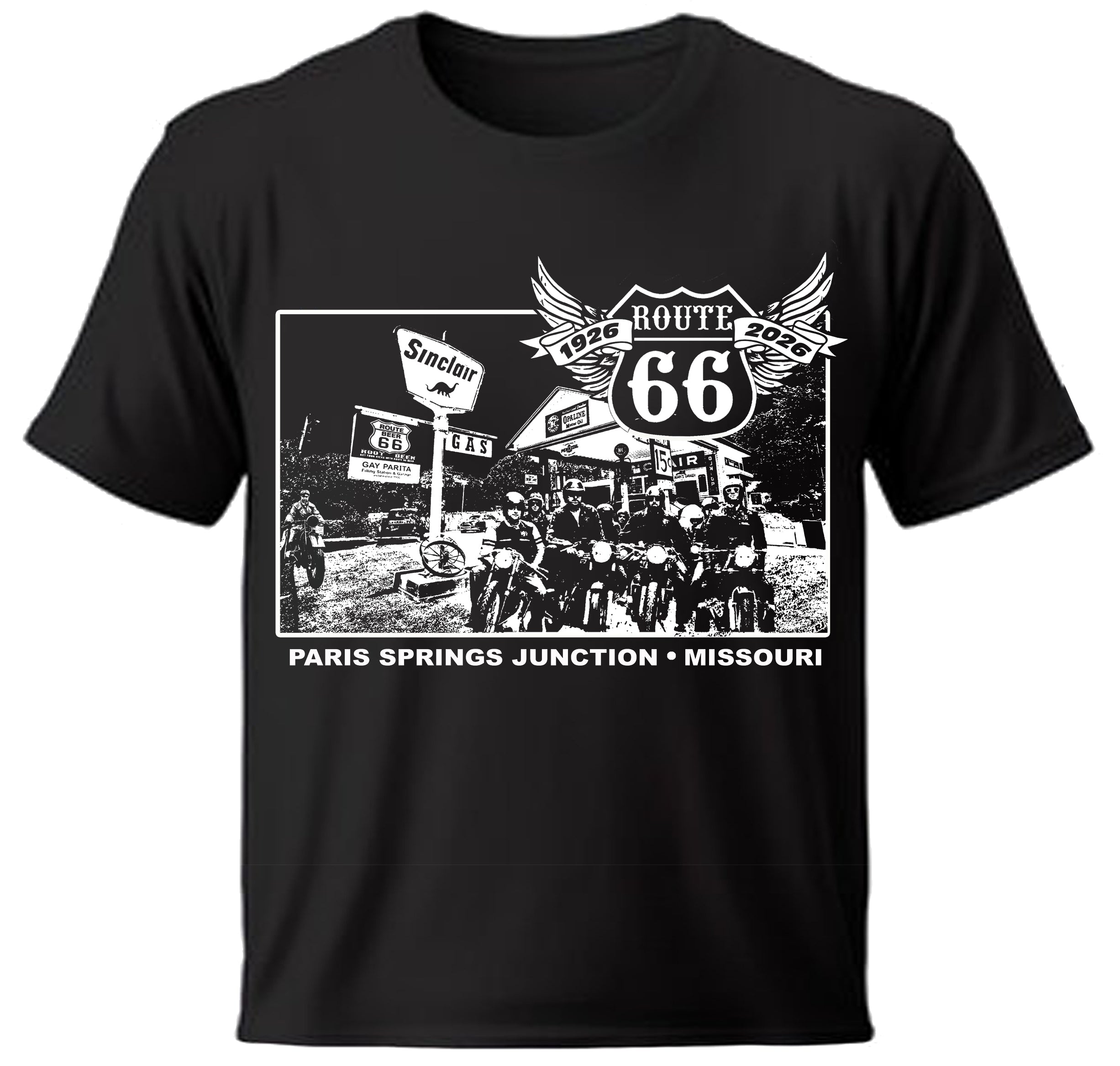 Vintage black Route 66 Gay Parita Sinclair Shirt