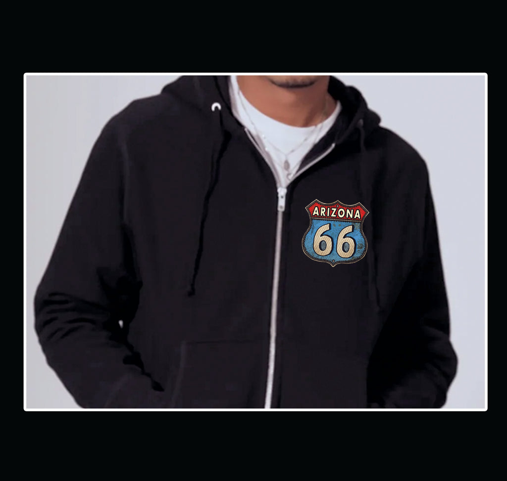 A. Kingman Arizona Zip Hoodie